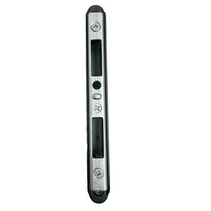 Black Two-Point Adjustable Wide Striker Keeper - 12-421-LARGE - Garage and Sliding Door Hardware