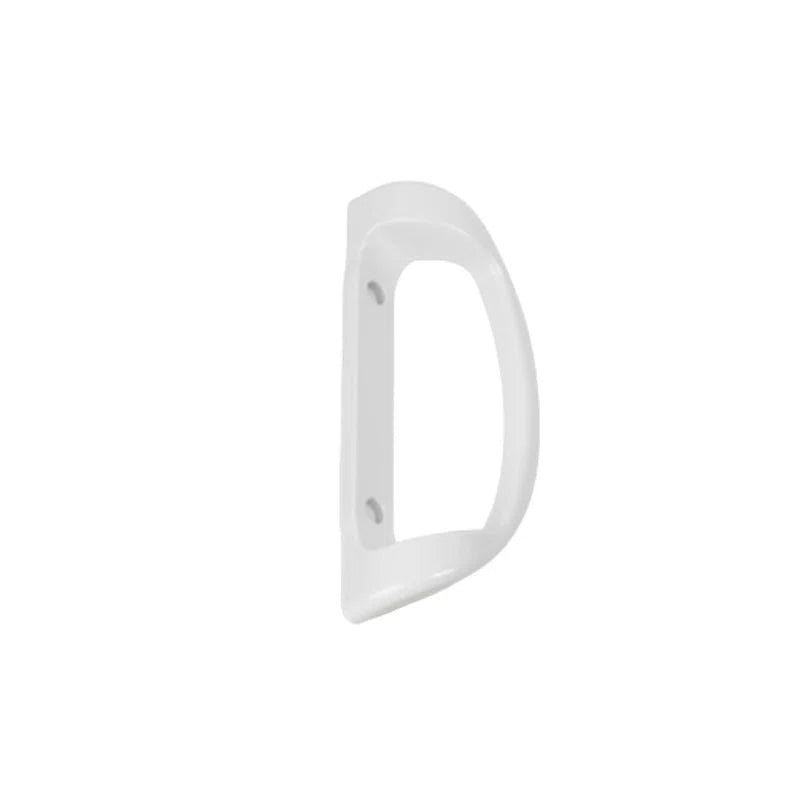 7-5/8" Omega Sliding Patio Glass Door Handle Set with 3-15/16" Hole Spacing - Garage and Sliding Door Hardware