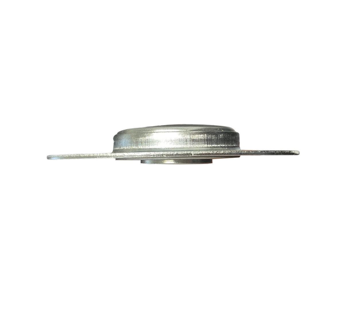 Garage Door Football Bearing, 1 in ID, 3-3/8 in Hole to Hole Dimension, Galvanized Steel Bearing for Garage Doors Repair Replacement - Garage and Sliding Door Hardware