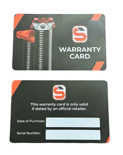 Warranty Card (Pack of 25) - Garage and Sliding Door Hardware