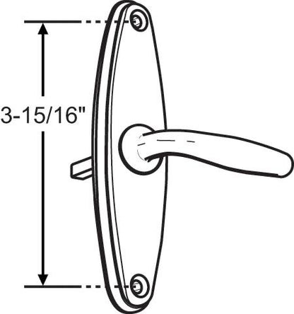 Secondary Thumb Latch DL-16-799 - Garage and Sliding Door Hardware