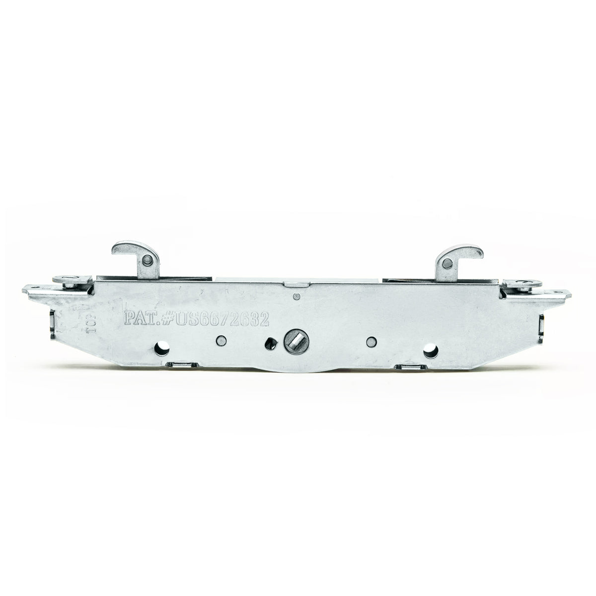 Vanguard Sliding Patio Door Mortise Lock with 7-11/16" Hole Spacing - DL-16-544WX - Garage and Sliding Door Hardware