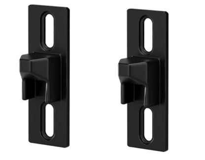 Sliding Door Keeper 1-11/16 In. Mounting Holes | Fix and Repair Glass Door Lock Keeper Replacement - Garage and Sliding Door Hardware