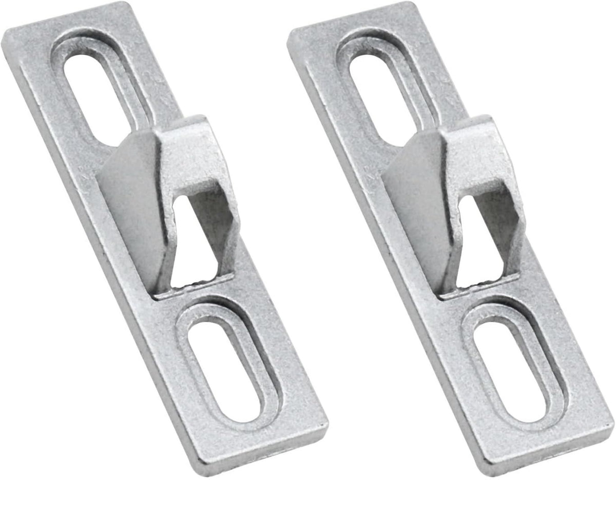 Sliding Door Keeper 1-11/16 In. Mounting Holes | Fix and Repair Glass Door Lock Keeper Replacement - Garage and Sliding Door Hardware