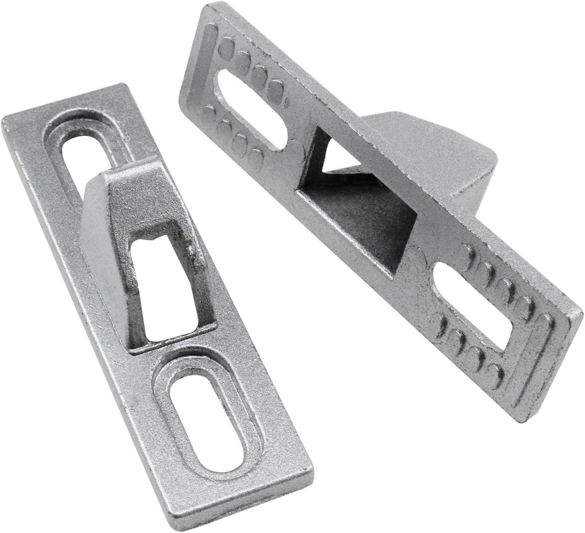 Sliding Door Keeper 1-11/16 In. Mounting Holes | Fix and Repair Glass Door Lock Keeper Replacement - Garage and Sliding Door Hardware