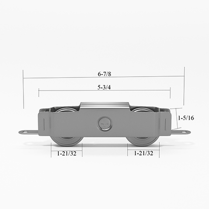 (DR-282-SS) Dupont Delrin Roller for Sliding Glass Doors - Garage and Sliding Door Hardware