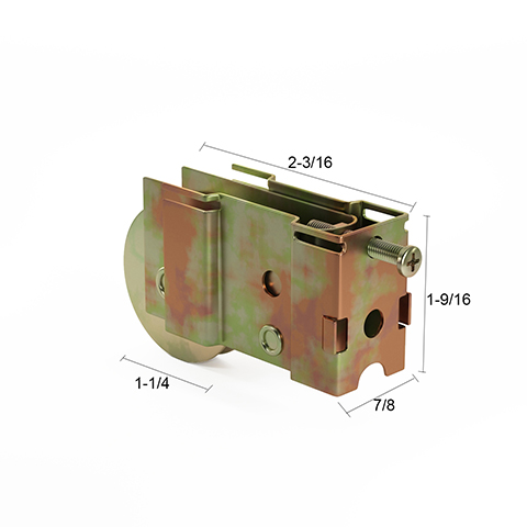 (DR-138-SP) Acorn Roller for Sliding Glass Doors - Garage and Sliding Door Hardware