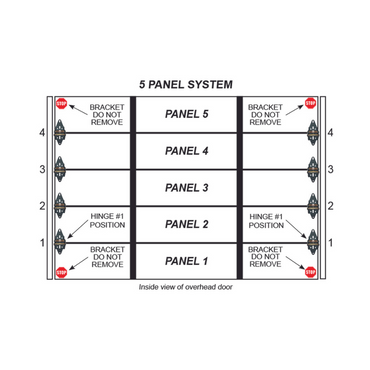 Garage Steel Replacement Hinge - #1 - Garage and Sliding Door Hardware