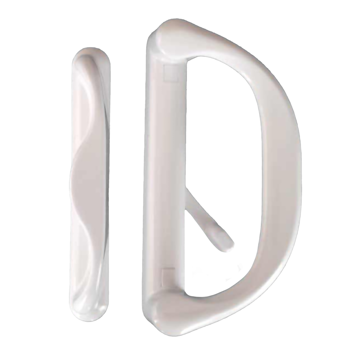 Sliding Patio Glass Door Handle with 4-7/8" inch Hole Spacing - for 1.67" inch to 2.06" inch thick doors - Garage and Sliding Door Hardware