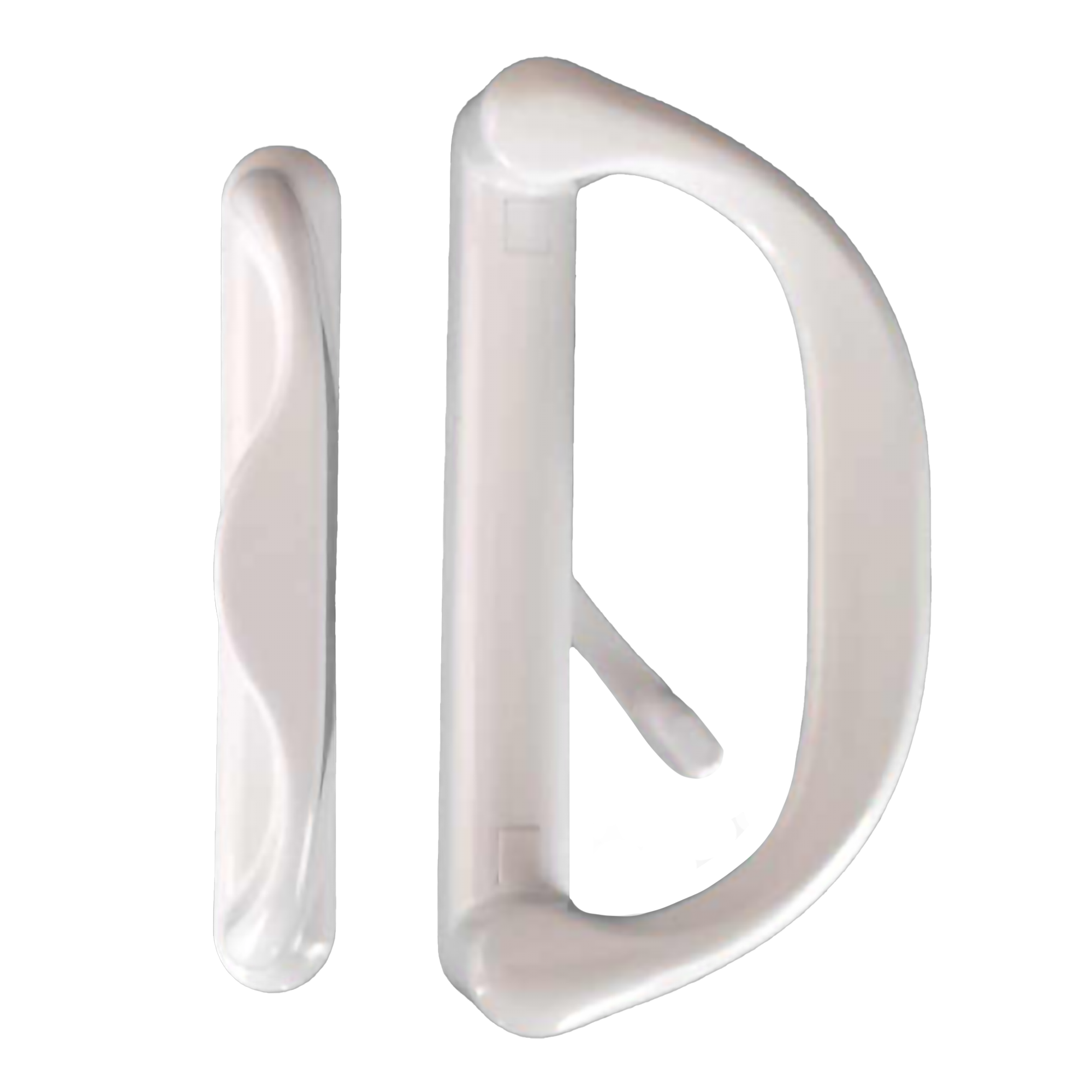 Sliding Patio Glass Door Handle with 4-7/8" inch Hole Spacing - for 1.67" inch to 2.06" inch thick doors - Garage and Sliding Door Hardware
