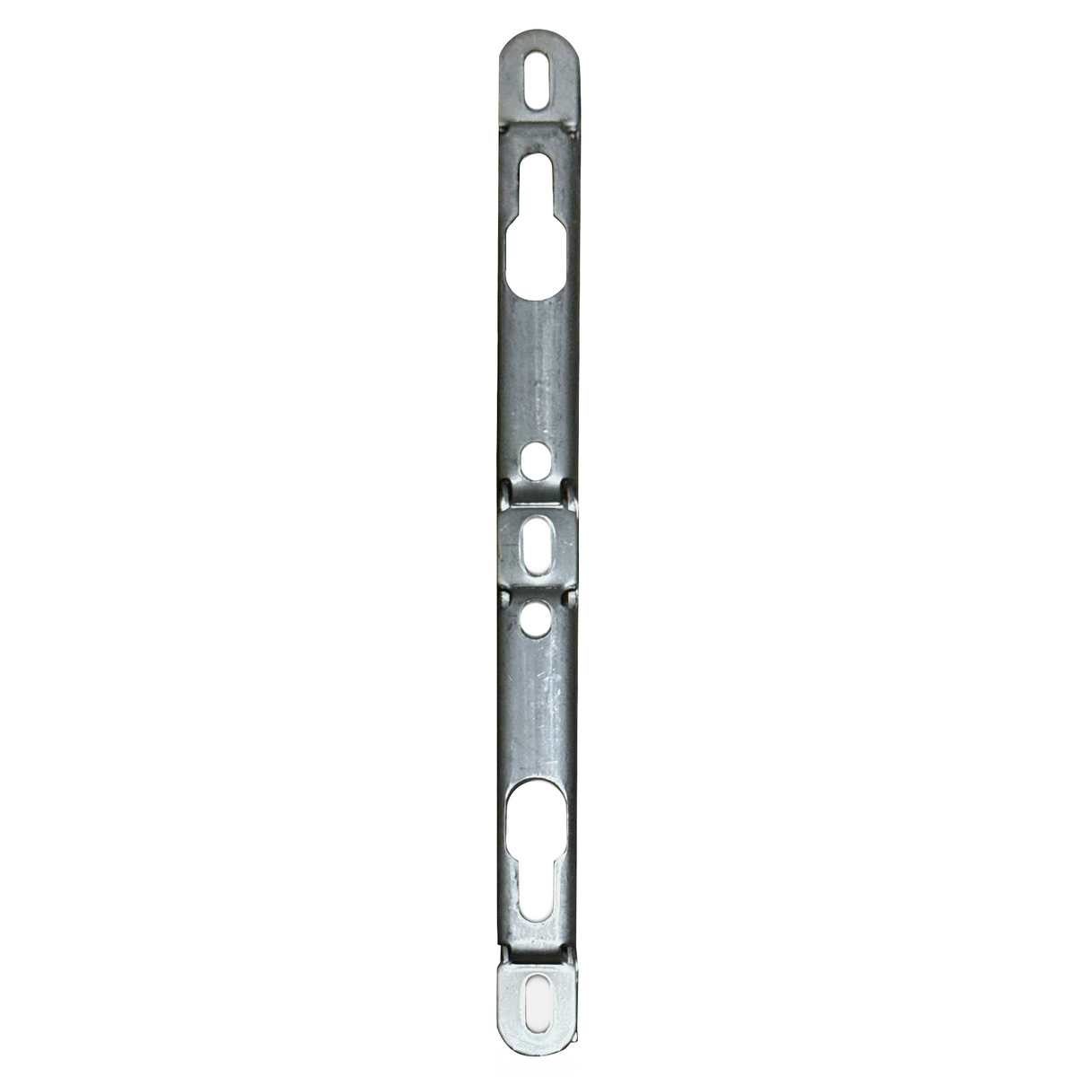 9-23/64" Roto Sliding Patio Glass Door Stainless Steel Strike Keeper with 7" Screw Hole Spacing - Garage and Sliding Door Hardware