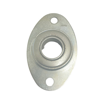 Garage Door Football Bearing, 1 in ID, 3-3/8 in Hole to Hole Dimension, Galvanized Steel Bearing for Garage Doors Repair Replacement - Garage and Sliding Door Hardware