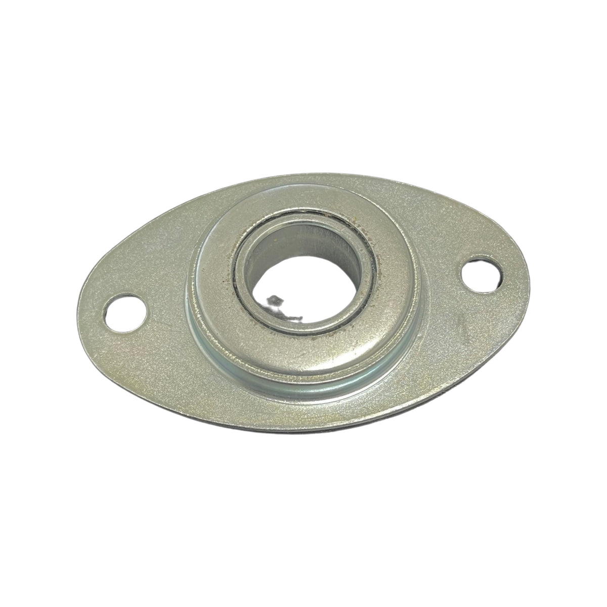 Garage Door Football Bearing, 1 in ID, 3-3/8 in Hole to Hole Dimension, Galvanized Steel Bearing for Garage Doors Repair Replacement - Garage and Sliding Door Hardware