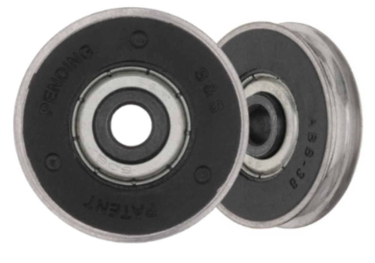 Look Corner Roller With Casing for Sliding Doors | Roller Replacement for Patio Glass Door Repair | Steel Roller | Fix Sliding Doors Roller Hardware (DR-145) - Garage and Sliding Door Hardware