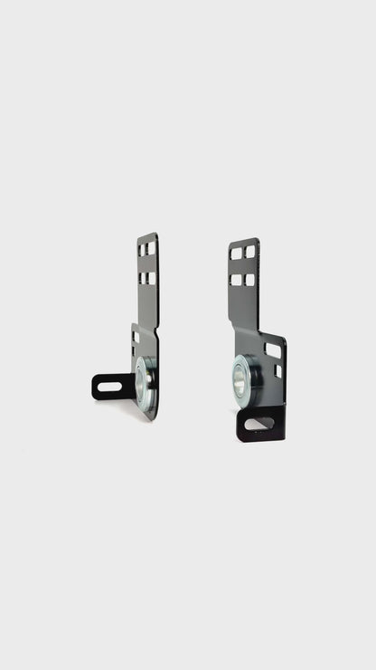 Black Series - Garage Door Heavy Duty End Bearing Flange, Side Bracket