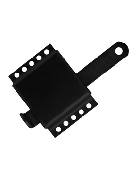 Black Series Garage Door Adjustable Slide Lock