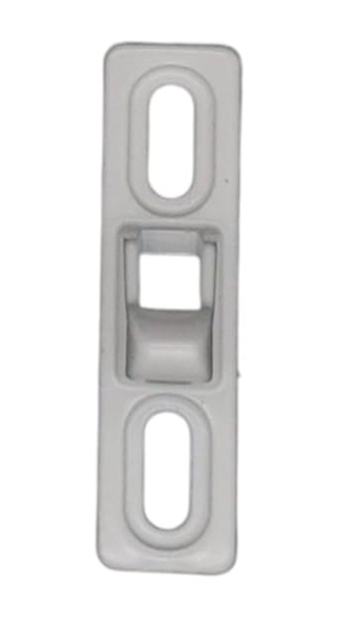 Sliding Door Keeper 1-11/16 In. Mounting Holes | Fix and Repair Glass Door Lock Keeper Replacement - Garage and Sliding Door Hardware