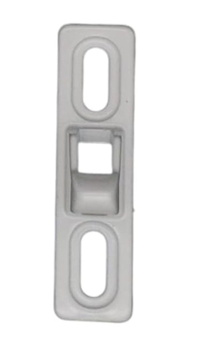 Sliding Door Keeper 1-11/16 In. Mounting Holes | Fix and Repair Glass Door Lock Keeper Replacement - Garage and Sliding Door Hardware