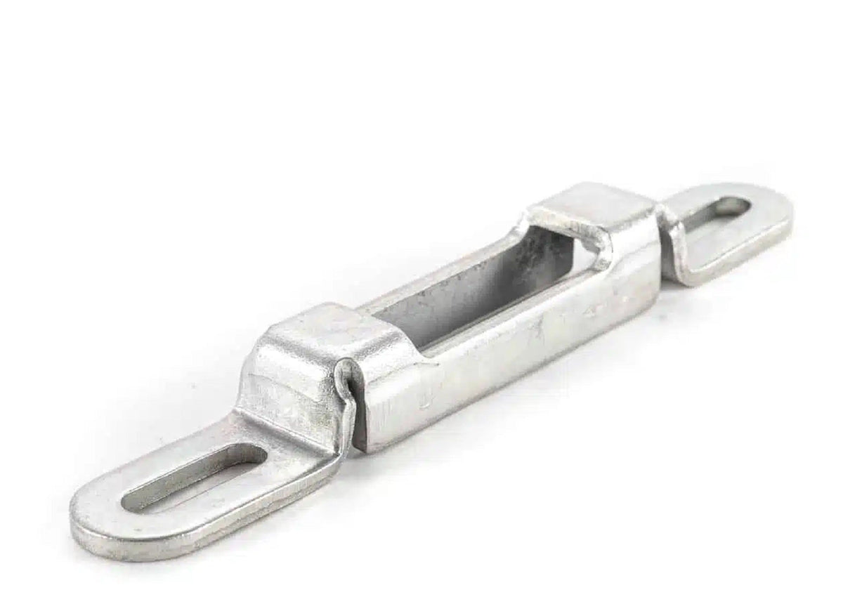 Sliding Glass Door Latch Strike Keeper, 3-1/8" inch Mounting Hole | Keeper Replacement for Patio Glass Door | Fix and Repair Sliding Door - Stainless Steel - Garage and Sliding Door Hardware