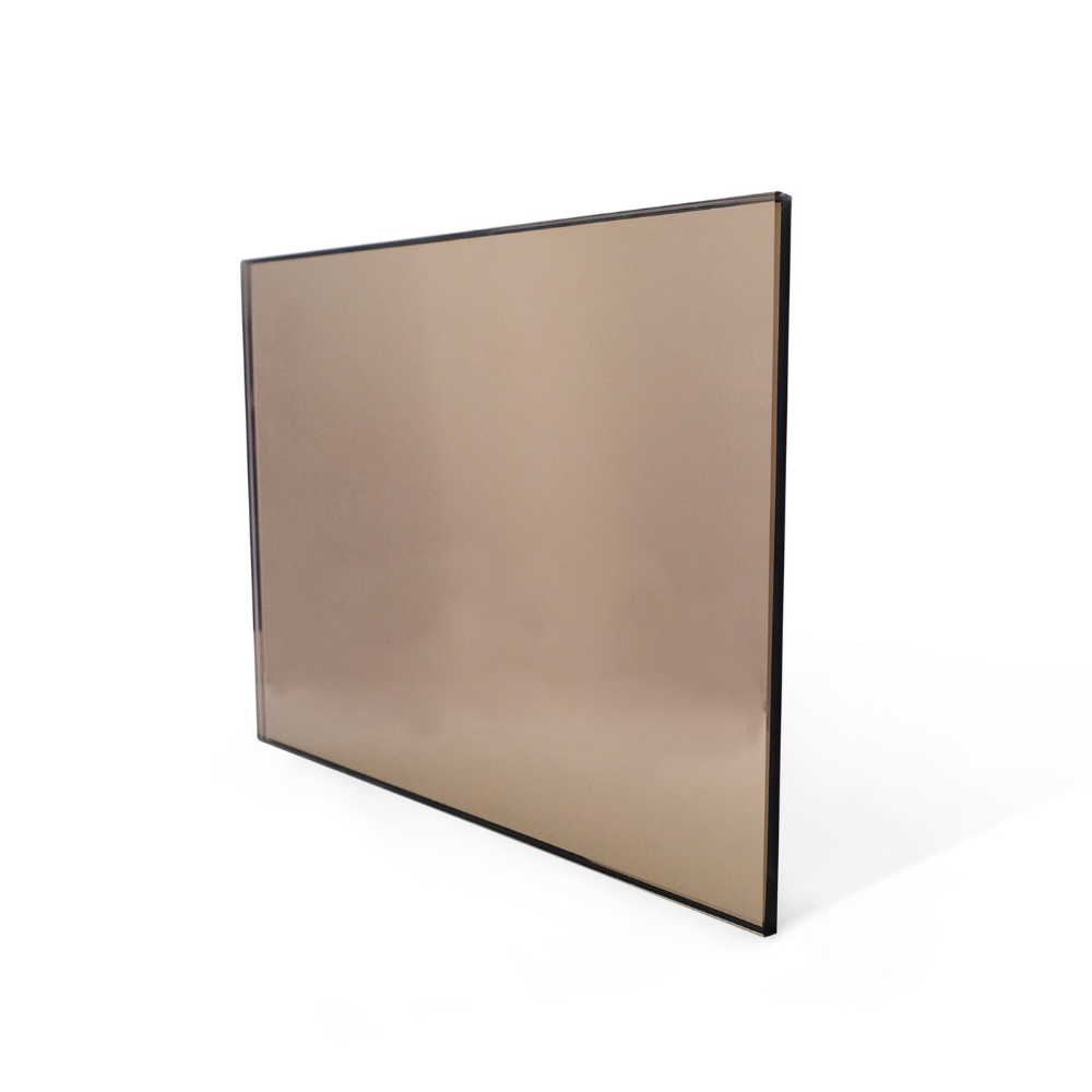 Tempered Bronze Glass, 45x90 - 3/16" Thickness (GB-4590) - Garage and Sliding Door Hardware