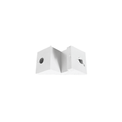 (PDB-33-WH) Stationary Sliding Patio Door Fixed Panel Clip Bracket - Garage and Sliding Door Hardware